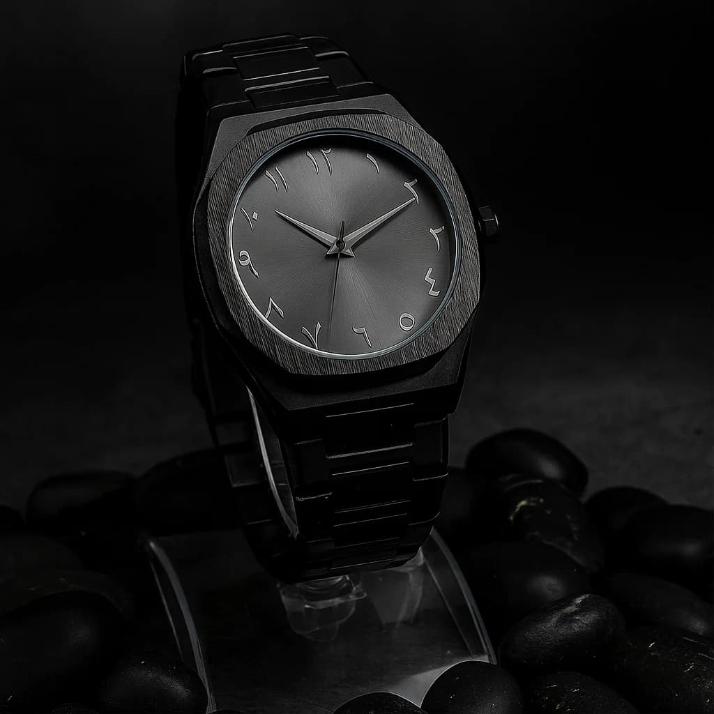 Arabic Aura Watch Stainless Steel - Image 2