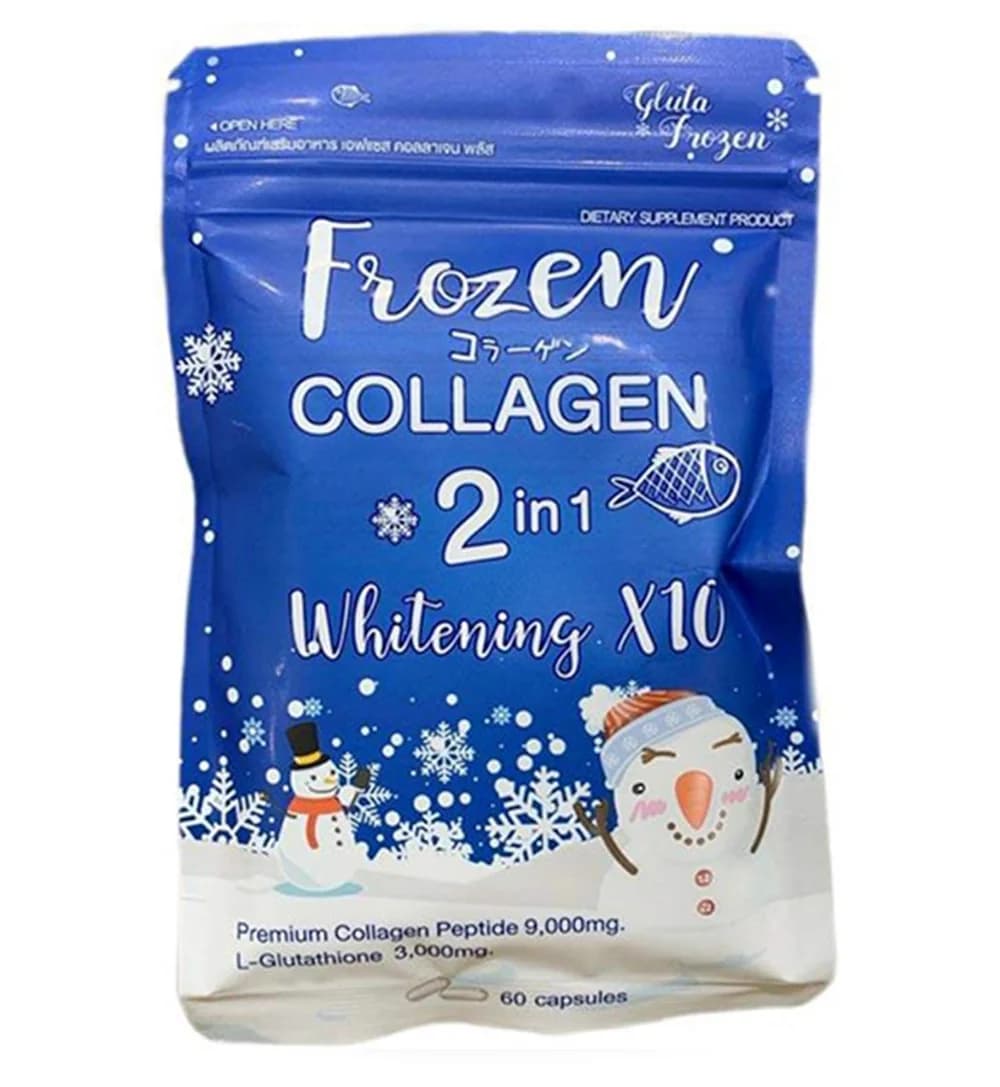 Frozen Collagen 2 in 1 Whitening Capsules - Image 1