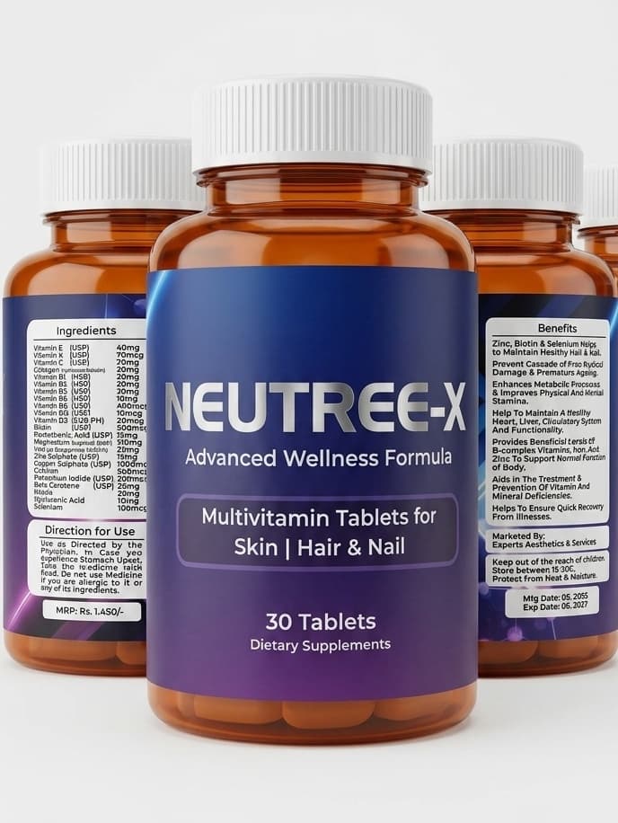 Neutree-X Multivitamin Tablets for Skin, Hair, and Nail Health. — slide 1