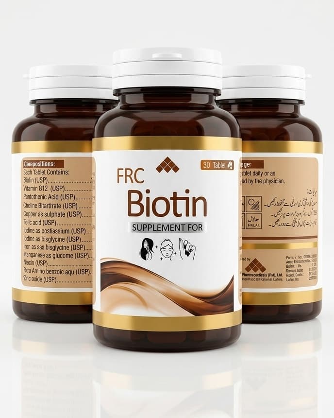 FRC Biotin – 30 Tablets - View Details FRC Biotin – 30 Tablets