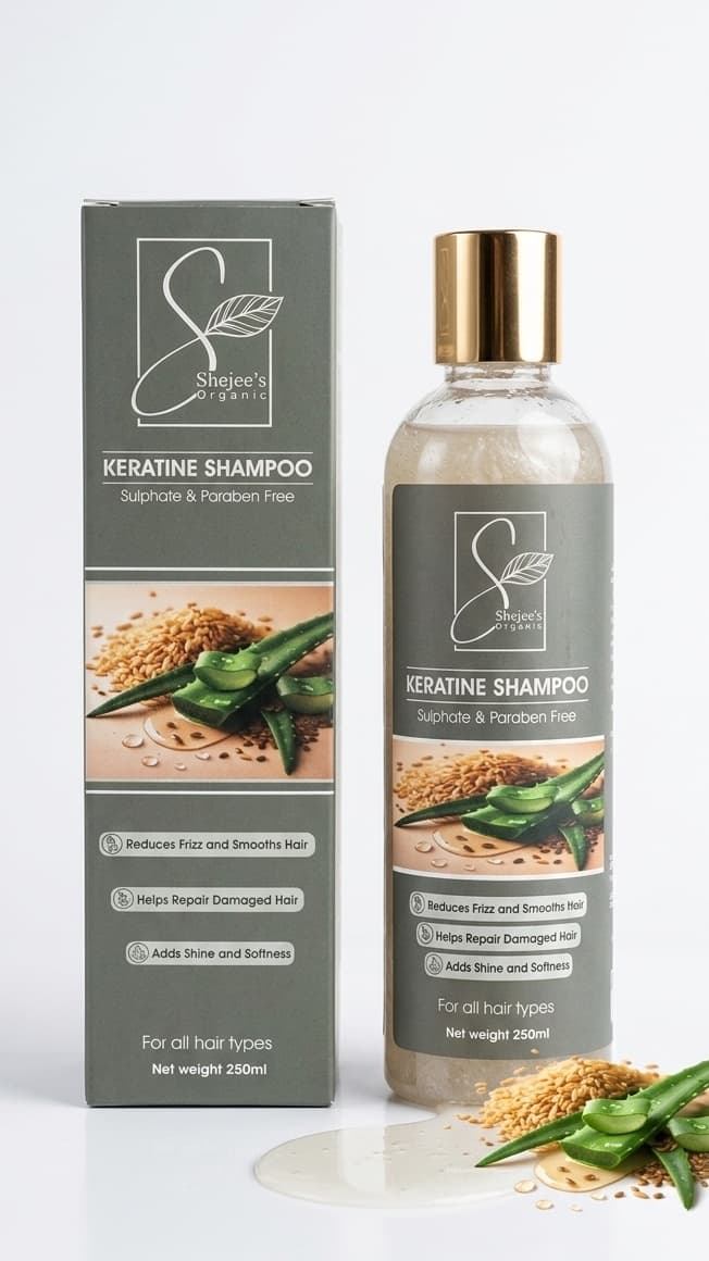 Shejee's Organic Keratin Shampoo (250 ml) - View Details Shejee's Organic Keratin Shampoo (250 ml)