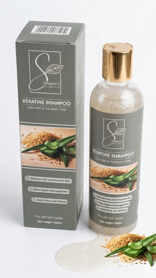 Shejee's Organic Keratin Shampoo (250 ml) — slide 2
